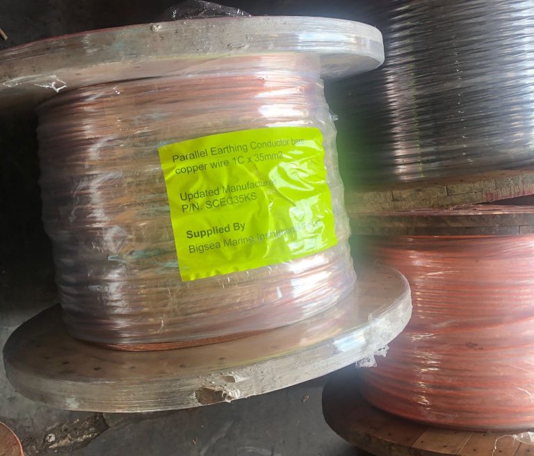 Bare Copper Earth Wires