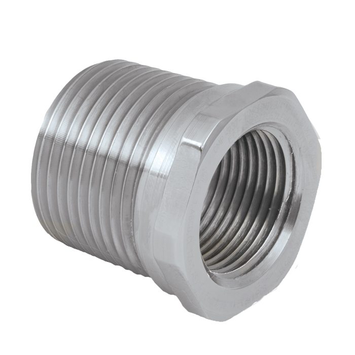 737-Reducer-steel 737 NICKEL PLATED BRASS REDUCER M20 (M) X M16 (F)